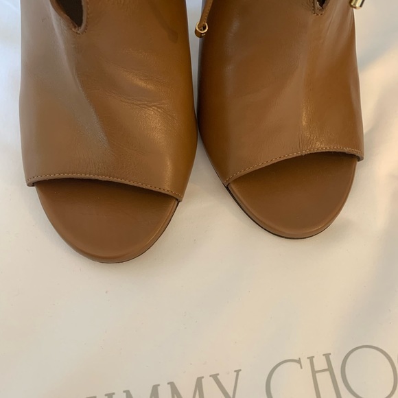 Authentic Jimmy Choo Memphis Booties in brown. Size 39. Very gently worn. - Picture 6 of 11